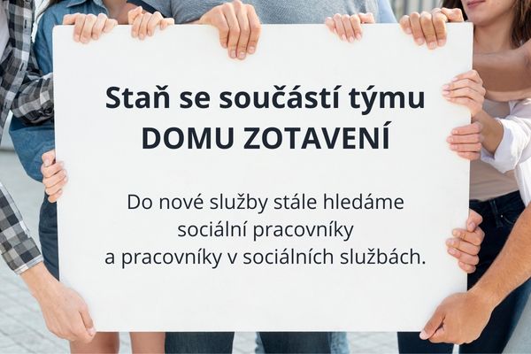 Nová služba Fokusu Praha – Dům zotavení – nabírá zaměstnance